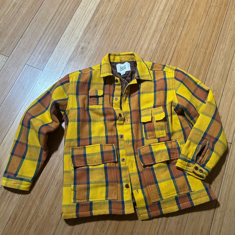 BDG plaided jacket  size S-P